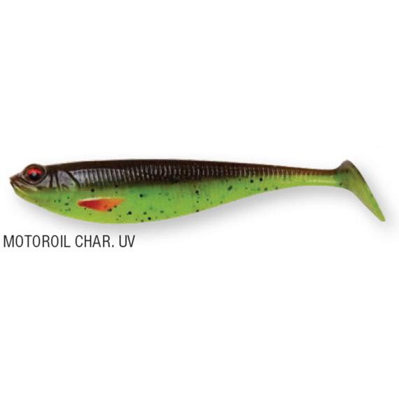 Shad dam effzett shadster 7cm 3.4gr motoroil chartreuse uv