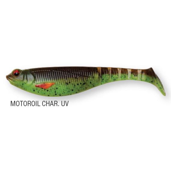 Shad DAM Effzett Shadster Power Tail, Motoroil Chartreuse, 6cm, 2.4g 13012970561