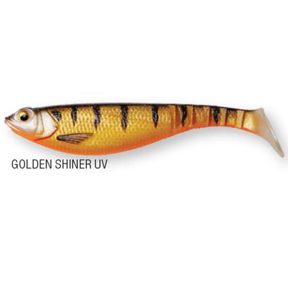 Shad dam effzett shadster power tail 8cm 5.6gr golden shiner uv