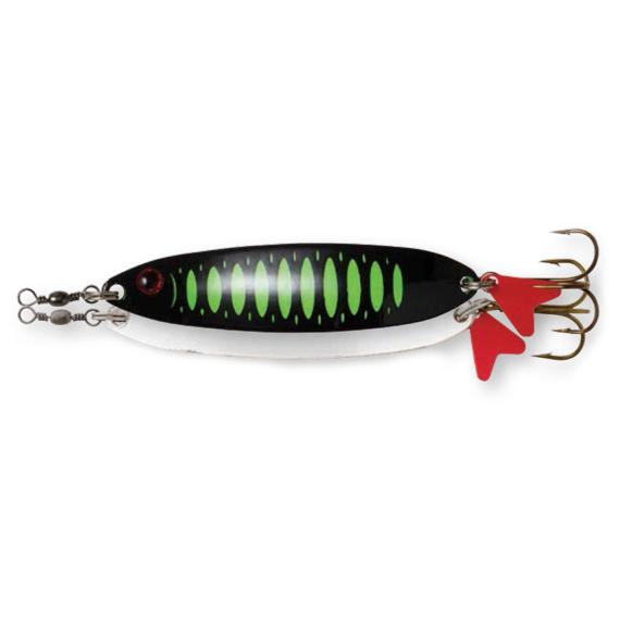 Lingurita Oscilanta DAM Effzett Slim Standard Spoon, Fluo Green Black UV, 5cm, 8g 13042970541