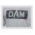 Tricou DAM Logo T-Shirt, Grey 8080964509