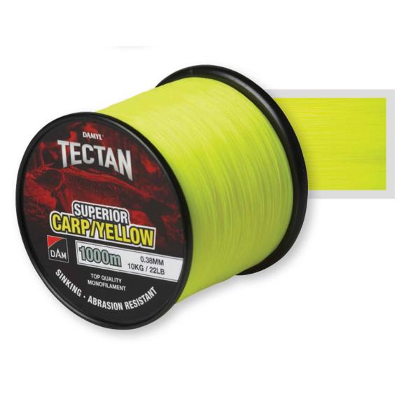 Fir Monofilament DAM Tectan Superior Carp, Yellow, 1000m 11010966286