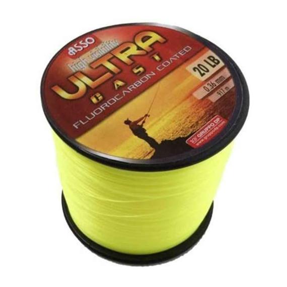 Fir asso ultra cast galben fluo 0.36mm 1000m