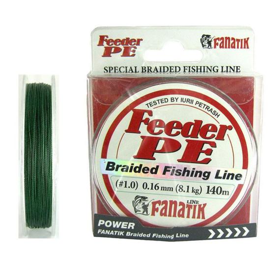 Fir fanatik feeder pe 0.10mm 140m braided green