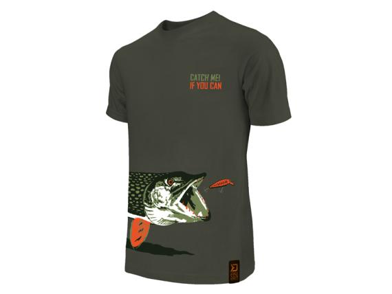 Tricou t-shirt catch me! Știucă m 101002165