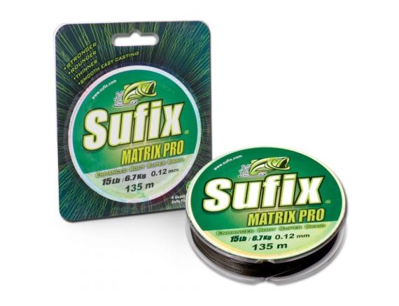 Sufix matrix pro 135m 0,12mm 18lb/8.1kg/mid.green