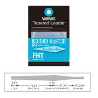 Inaintas fly tapered leader record master sw fht igfa 12ft 12lb 0.27mm-0.52mm v53142