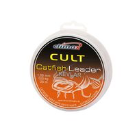 Fir cult catfish kevlar leader 20m 1.00mm 100kg olive green 9381-10020-100