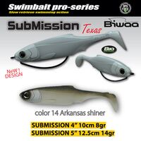 Shad Biwaa Submission Arkansas Shiner 10cm, 4buc/plic B000839