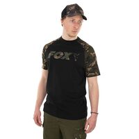 Tricou Fox Raglan T-Shirt Black/Camo  cfx106