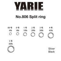 Inele despicate yarie 806 split ring silver 10lb 1 y8060s10