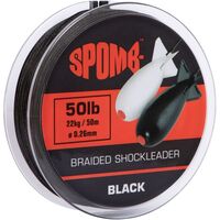 Fir Textil Inaintas Spomb Braided Shockleader, Black, 0.26mm, 22kg, 50m ,DBL002