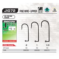 Carlige Offset Decoy Pro Pack JIG 72 Upper Fine Wire, 50buc/plic 996065