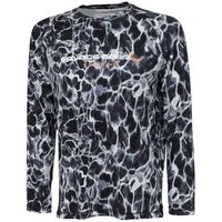 Bluza night uv black waterprint long sleeve mar.l