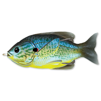 Hollow body sunfish walking bait 7,5cm/12g floating blue/yellow pump