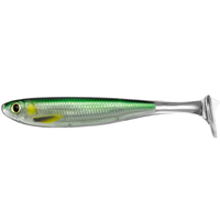 Slow-roll mullet paddle tail 10cm 716 silver