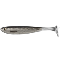Slow-roll mullet paddle tail 10cm 717 silver/black