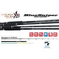 Lanseta Yamaga Blanks Blue Sniper 81/10 Blacky, 2.48m, 50-130g, 2buc YB14590