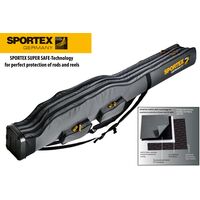 Husa Semirigida Sportex Super Safe V Grey, 2 Lansete + 2 Mulinete, 150cm
