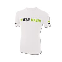 Tricou team maver white xl n1237