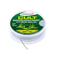 Fir Textil Climax Cult Hunters Braid Heavy Fast Sinking Hook Link, Silt, 20m 9900-10037-020