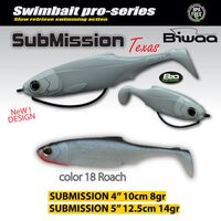 Shad Biwaa Submission Roach 10cm, 4buc/plic B000971