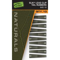 Fox edges™ naturals slik lead clip tail rubber - size 10 cac832