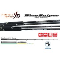 Lanseta Yamaga Blanks Blue Sniper 81/8 Blacky, 2.48m, 45-120g, 2buc YB14583